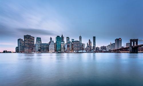 Vista de frente de la hermosa ciudad de Nueva York - Tiqy