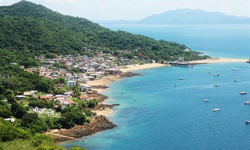 Playa de Isla Taboga Cerca de la Ciudad de Panamá