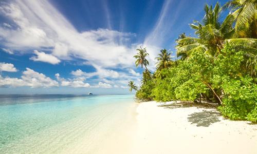 Una playa en isla Contadora