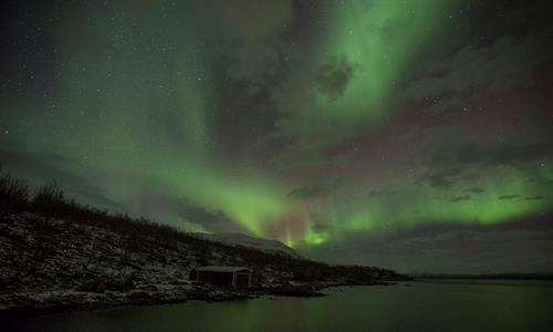 Aurora Boreales del Norte en Suecia