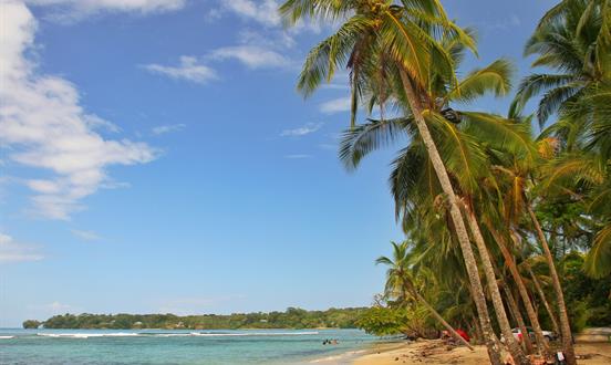 Bocas del Toro beach in Panama