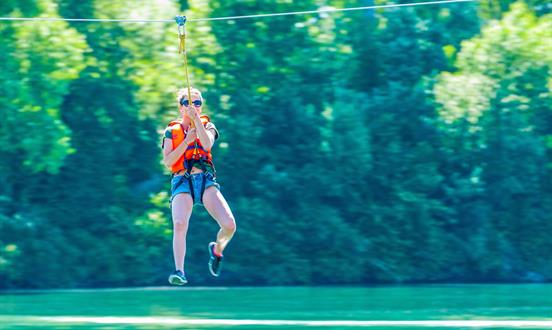 Kid in a Zipline Tour in Panama