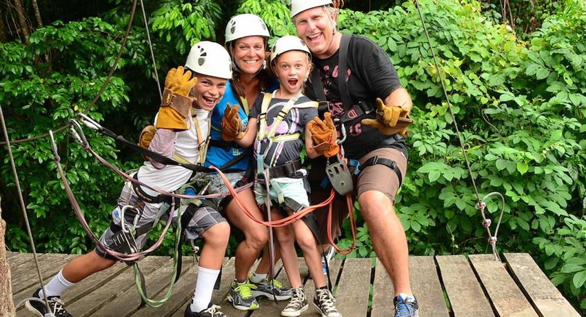 Family, 3-Hour Canopy Tour at Los Sueños