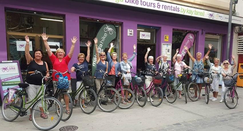 Malaga bike tours and rentals dutch ladies, Ruta de Málaga Alternativa
