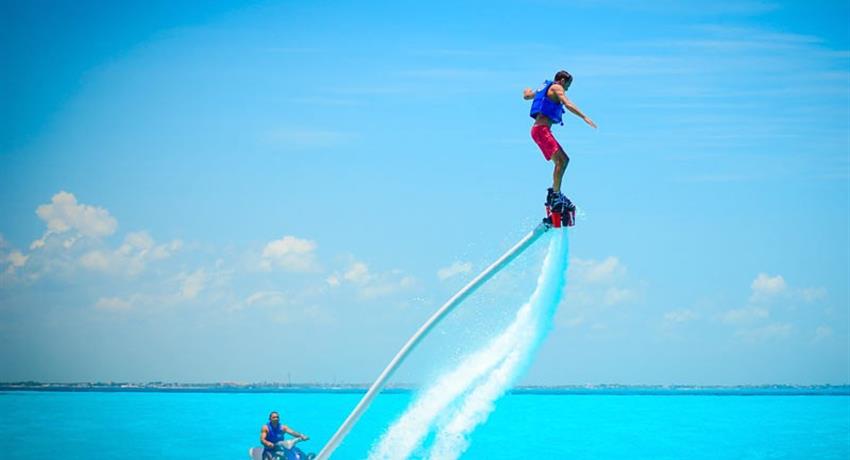 flyboard tour blue water, Flyboard Tour