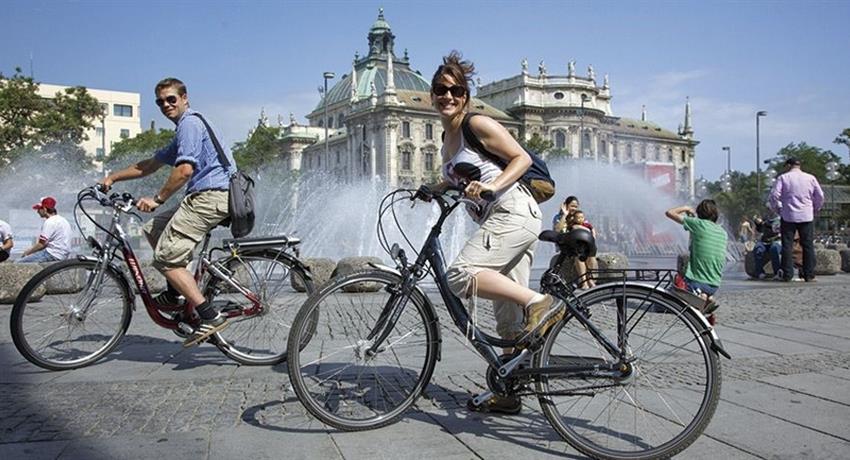 Fahrradtour - Karlsplatz - Tiqy, Recorrido en Bicicleta por Munich