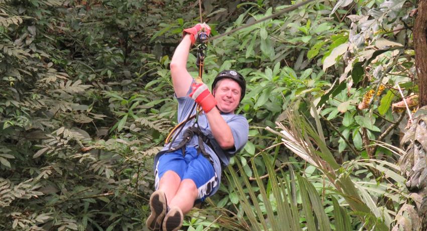 Man Canopy Eco tourism Panama, Canopy Tour in Anton Valley from Beach Hotels