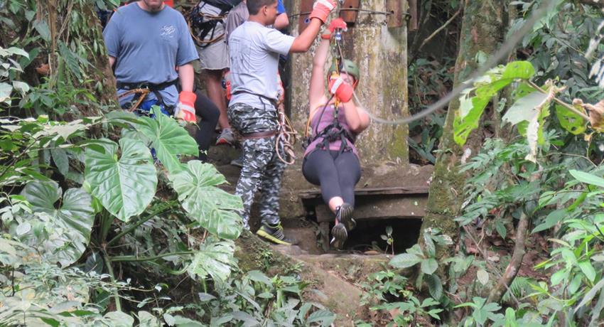 Woman Canopy Adventure Panama, Canopy Tour in Anton Valley from Beach Hotels