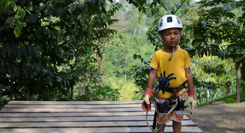 Canopy tour children, Jungle Experience with Canopy Tour