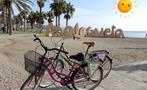 City Bike tour playa malagueta malaga, Recorrido en Bicicleta por Málaga