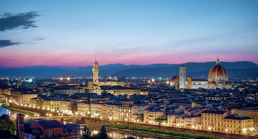 Florence View at Sunset - Tiqy, Tour a Pie en el Centro de la Ciudad: Las Maravillas de Florencia