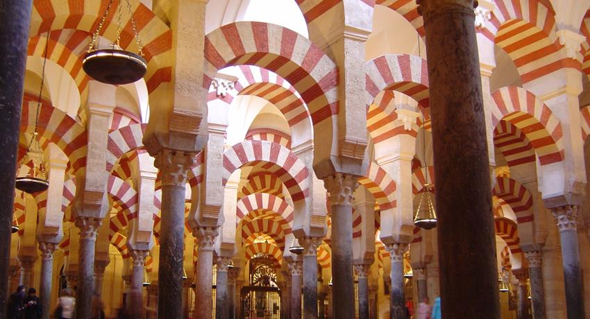 Inside the Mezquita - tiqy, Cordoba From Granada