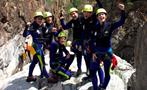 Group of friend before descent - tiqy, Descent of Ravines in Malaga