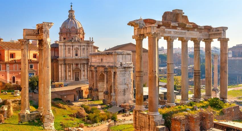 Roman forum, Tour Temprano del Coliseo en Grupo Pequeño