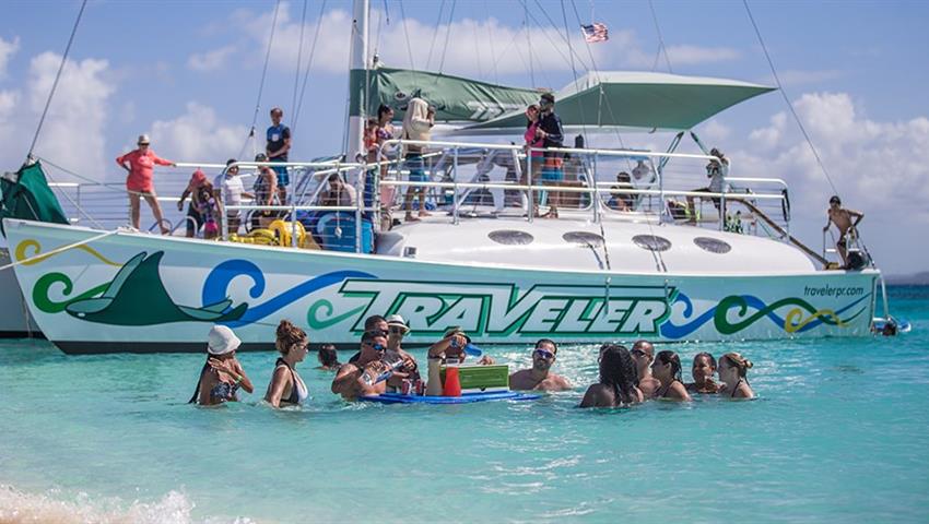 traveler catamaran sailing tour puerto rico