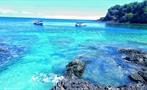 Very blue water..., Gamez Island and Bolaños Island Tour