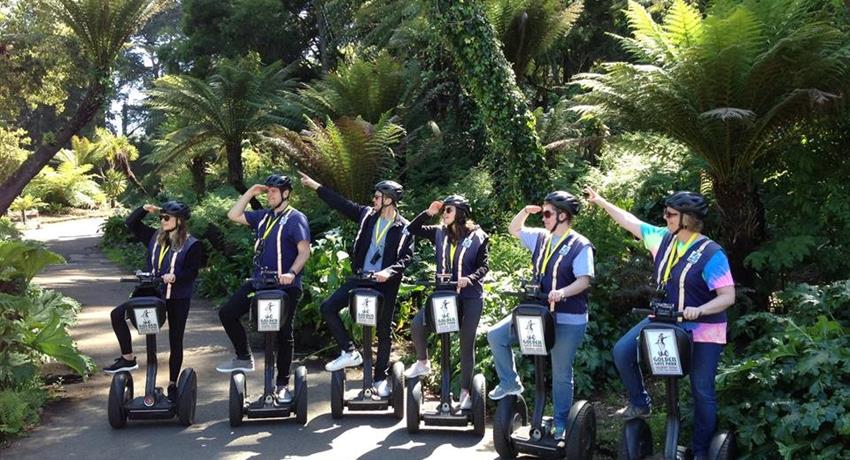 Say Hi to the camera Tiqy, Golden Gate Park Segway Tour