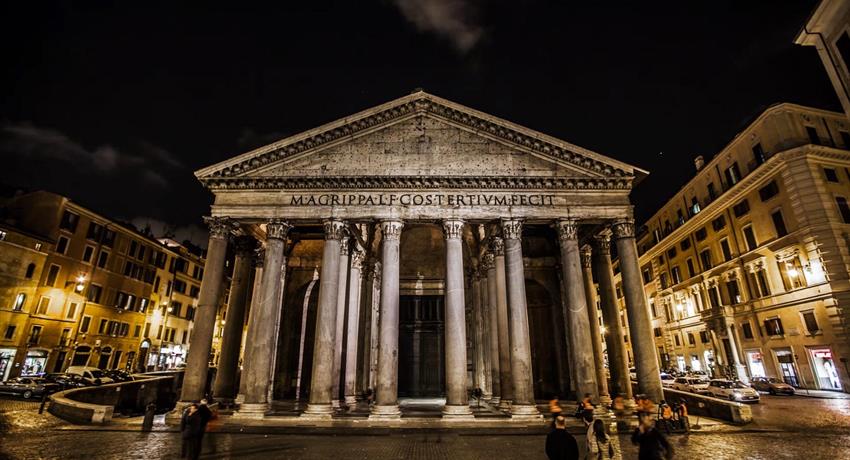 Guided evening tpur in the heart of rome panteon, Guided Evening Tour in The Heart of Rome