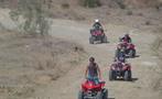 three friends in a Quad - tiqy, Guided Quad Route in Guadalhorce