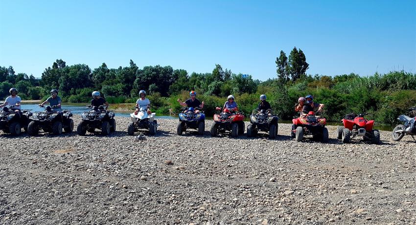 big group doing the quad tour - tiqy, Guided Quad Route in Guadalhorce
