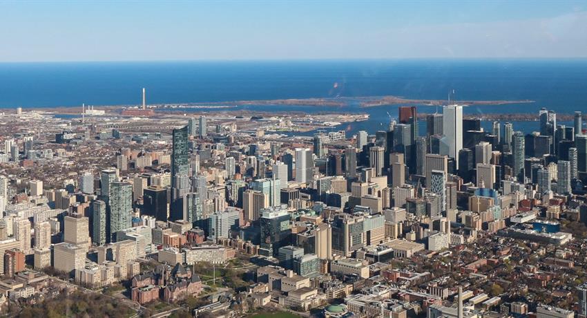 The city of Toronto, Tour en Helicóptero