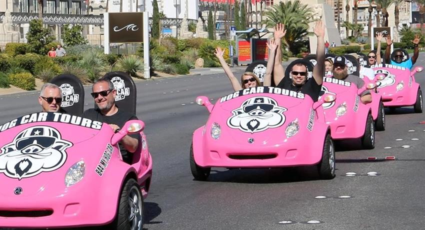 Hog Car Tours Tiqy, Tour Paseo Las Vegas y Comida 