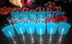colourful drinks in a VIP lounge - tiqy, Malaga Pub Crawl