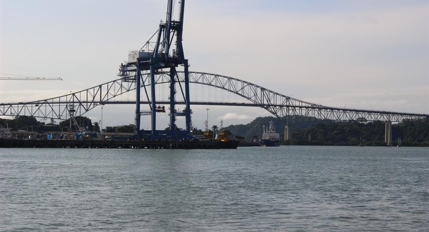 View of the Americas Bridge - Tiqy, Ocean to Ocean Tour through the Panama Canal