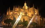 the marvelous Alcazar at night - tiqy, Segovia with a Small Group with a Glass of Wine in Your Hand