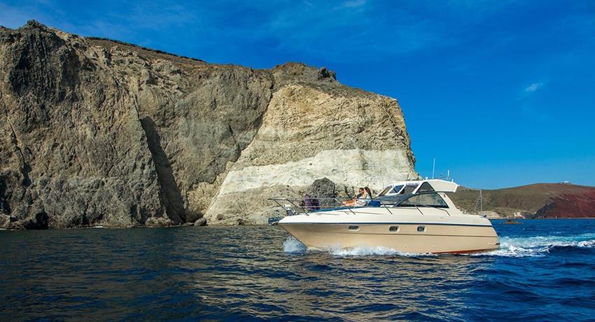 santorini-pelagos-boat-cruises-tours-tiqy, Semi Private Boat Day Tour