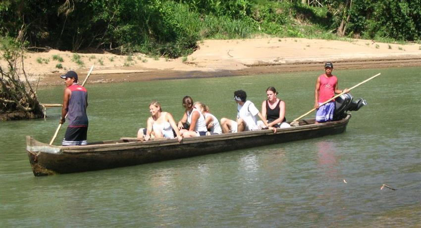 Boat tour though the Yorkin river - Tiqy, Bribri Indigenous Reserve