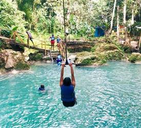 Irie Blue Hole Adventure Tour from Kingston