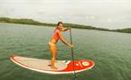 Enjoying, Stand Up Paddle Board Lessons In Playa Venao