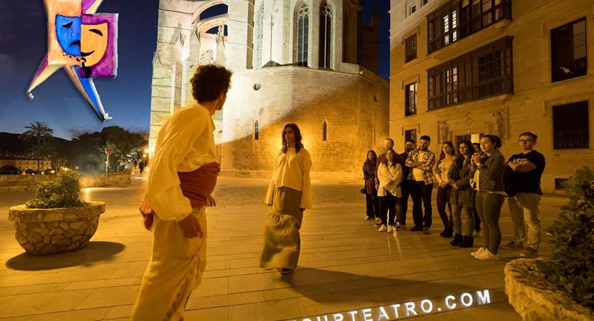 dramatized tour at night - tiqy, Stories, Illusions and Truths About Palma