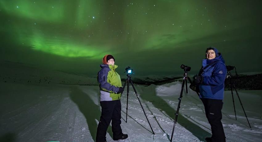 Say Hi to the camera Tiqy, The Aurora Chasers Tour