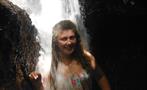woman in waterfall tiqy, El Viaje Squeeze