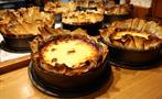 cheesecake for desert - tiqy, Mega Recorrido de Pintxos y Vinos en San Sebastian 