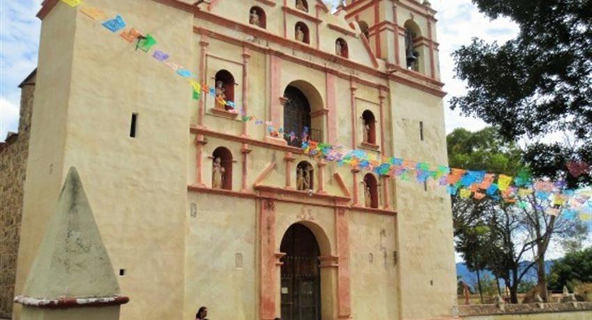 Zapotrek old church in oaxaca, The Historical Zapotec Trail